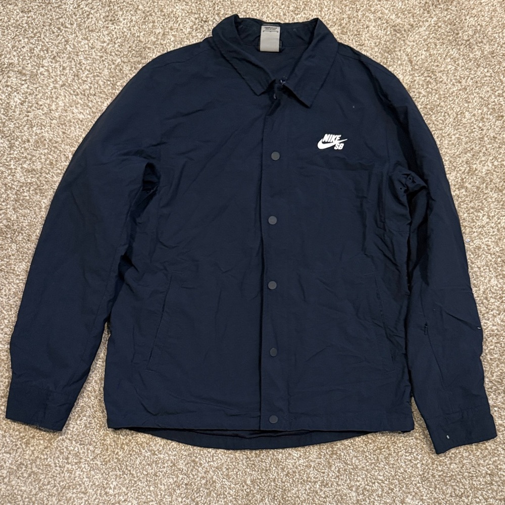 Nike Men's Dark Blue Weather Jacket
